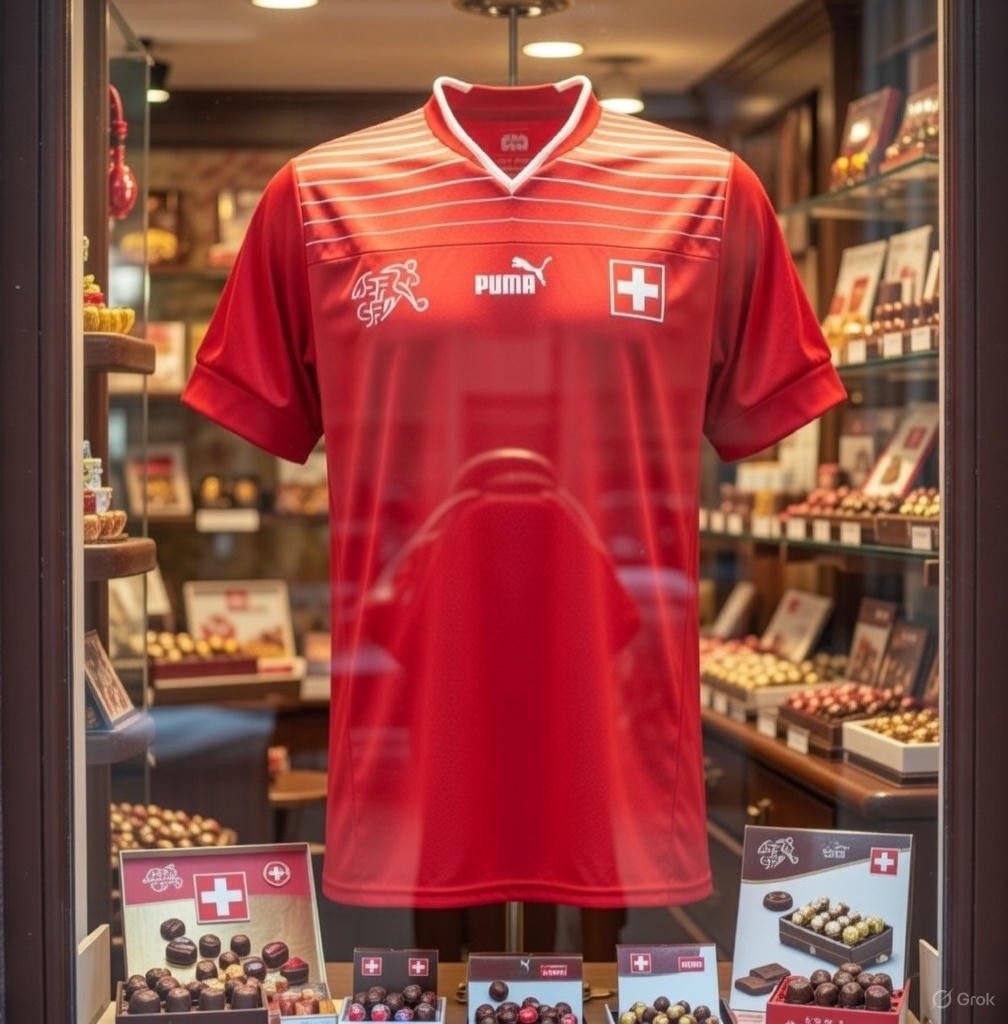 Switzerland 🇨🇭 2022 World Cup Home Jersey. - World Cup Retro Soccer Shop