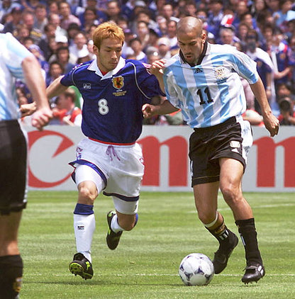 Argentina 🇦🇷 1998 World Cup Long Sleeve Home Jersey.