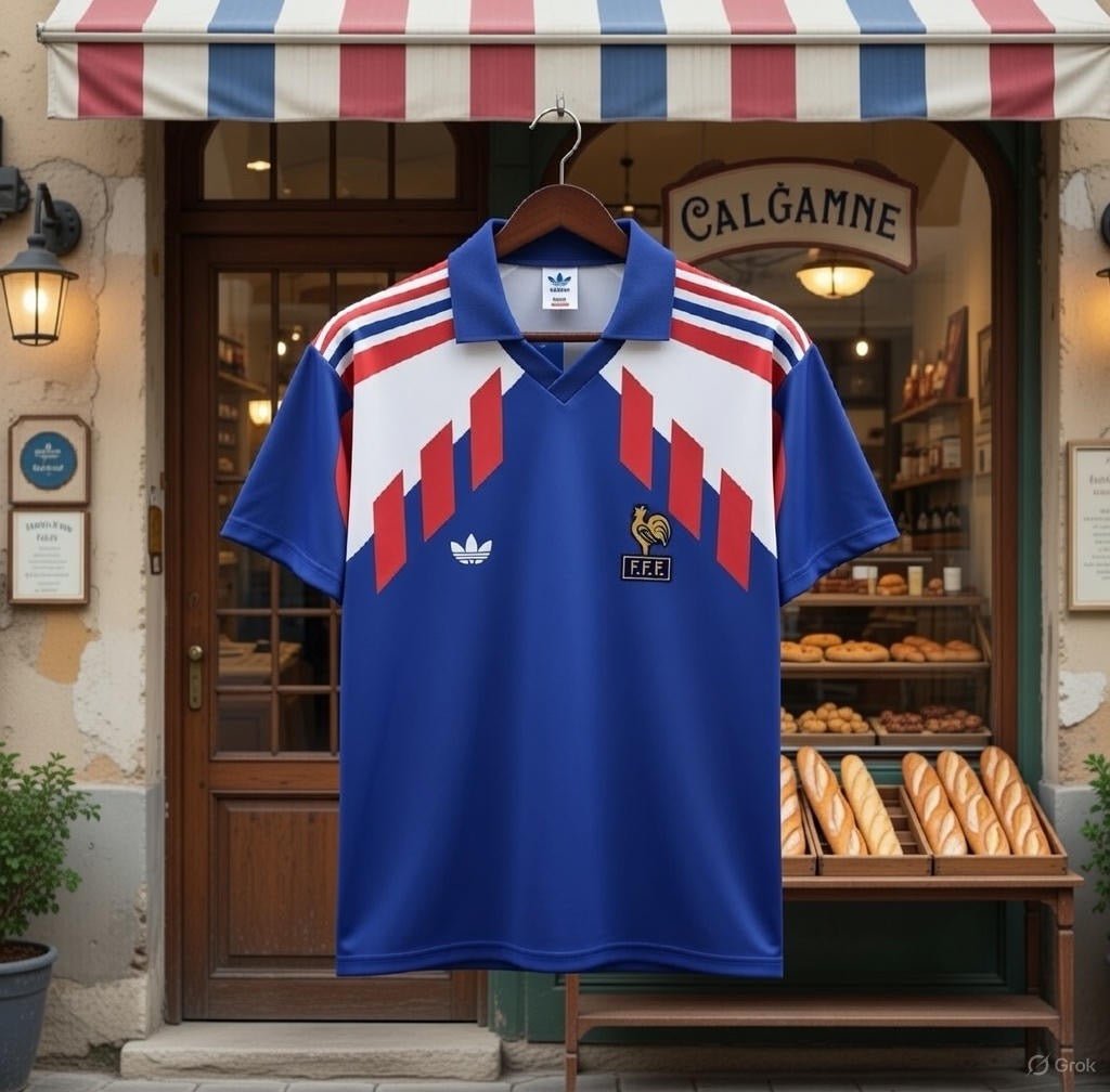 France 🇫🇷 1990 Home Jersey. - World Cup Retro Soccer Shop