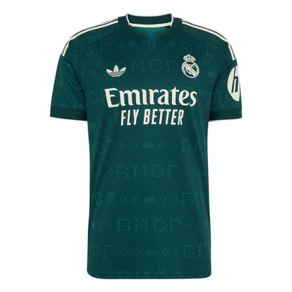 Real Madrid 26/27 away short sleeve soccer jersey by World Cup Retro Soccer Shop, featuring team logo and away design.