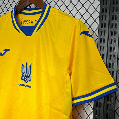 Ukraine 🇺🇦 2024/25 Home Jersey. - World Cup Retro Soccer Shop