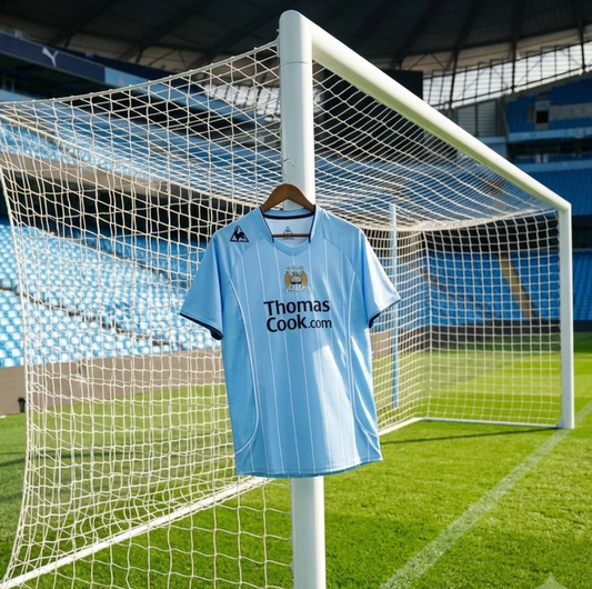 Manchester City FC 2007/08 Home Retro Jersey.