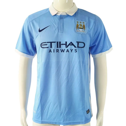 Manchester City FC 2015/16 Home Retro Jersey.