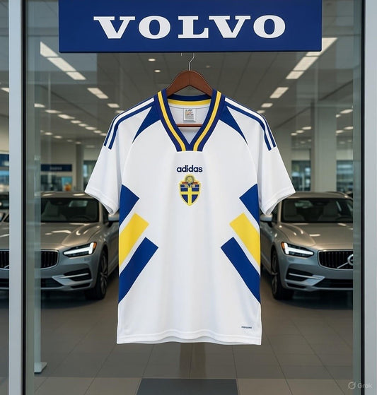 Sweden 🇸🇪 1994 World Cup Away Jersey. - World Cup Retro Soccer Shop