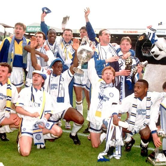 Leeds United 1991/92 “Last English 1st Division Champions” Home Retro Kit. - World Cup Retro Soccer Shop