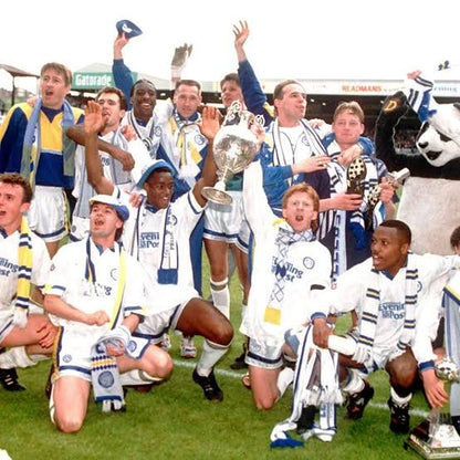 Leeds United 1991/92 “Last English 1st Division Champions” Home Retro Kit. - World Cup Retro Soccer Shop