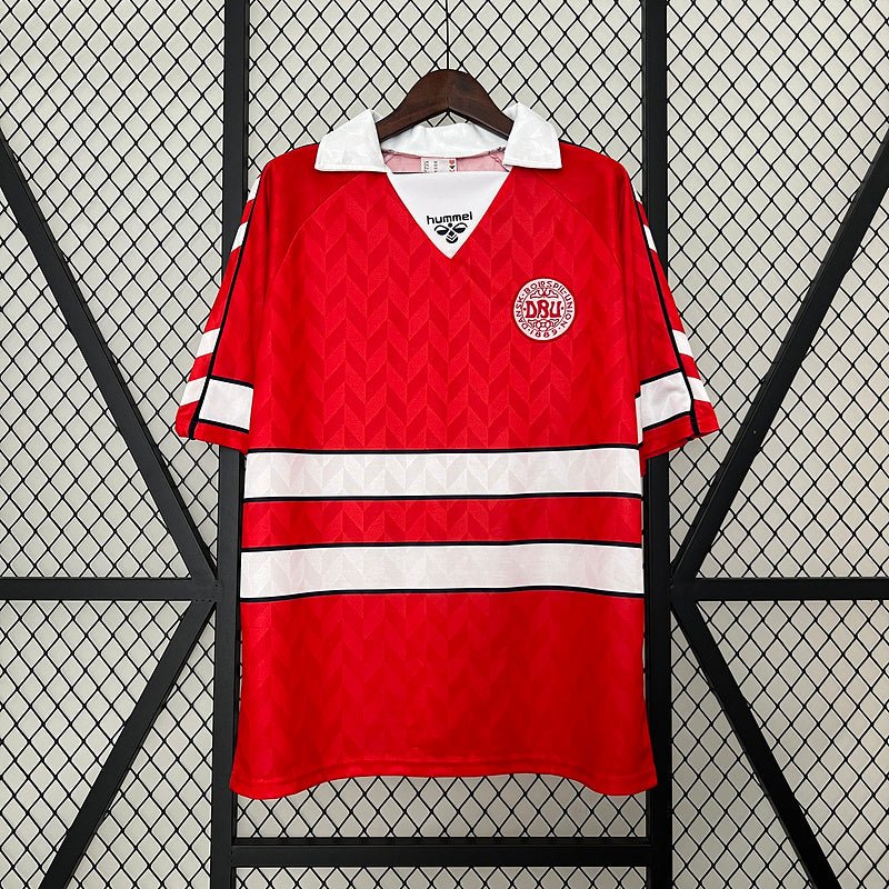 Denmark 🇩🇰 Euro 1988 Home Jersey. - World Cup Retro Soccer Shop