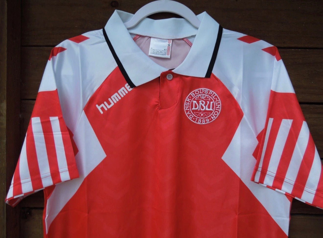 Denmark 🇩🇰 Euro 1992 “European Champions” Home Jersey. - World Cup Retro Soccer Shop