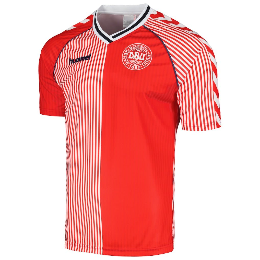 Denmark 🇩🇰 1986 World Cup Home Jersey. - World Cup Retro Soccer Shop