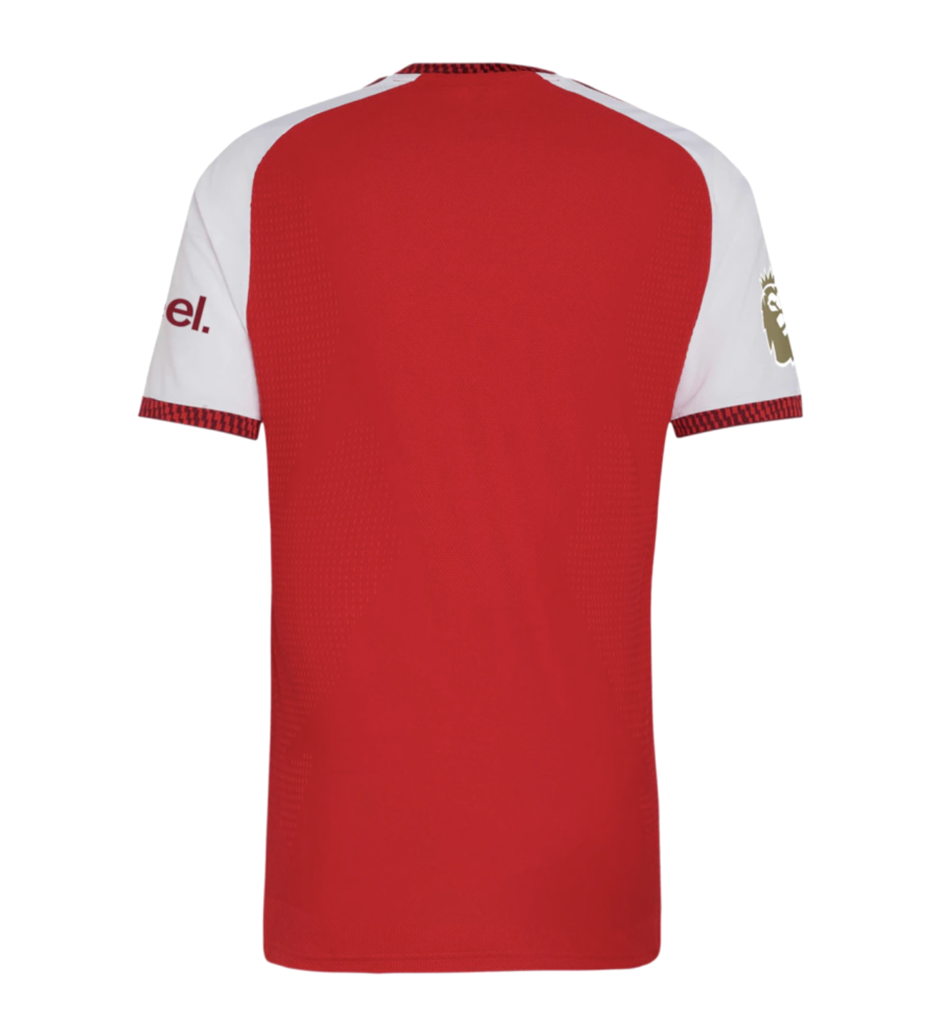 Arsenal FC 26/27 Home Kit. Gold Premier League patch.