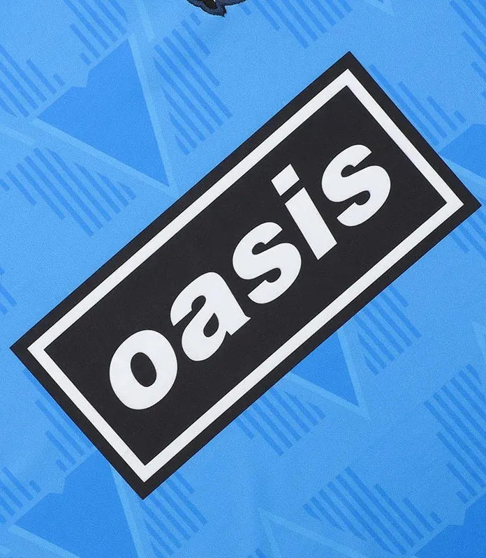 Short sleeve Bohemian FC Oasis Tour Kit jersey, featuring team logo and vibrant design, from World Cup Retro Soccer Shop.