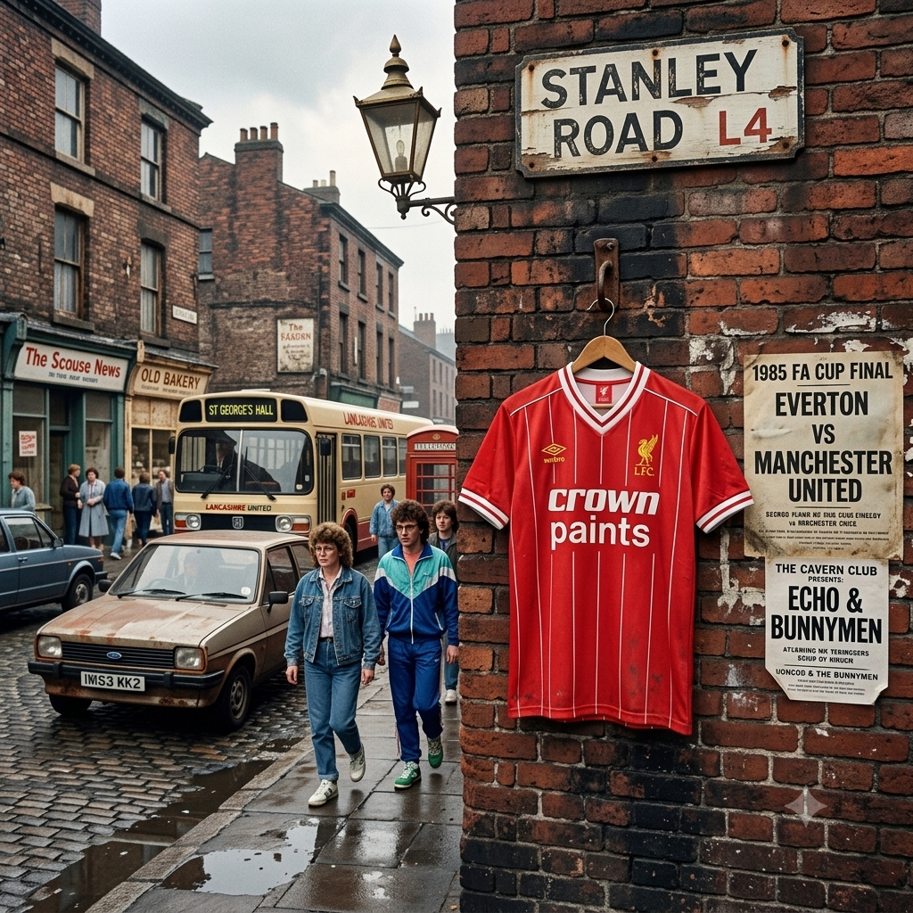 Liverpool FC 82/85 Retro Home Jersey.