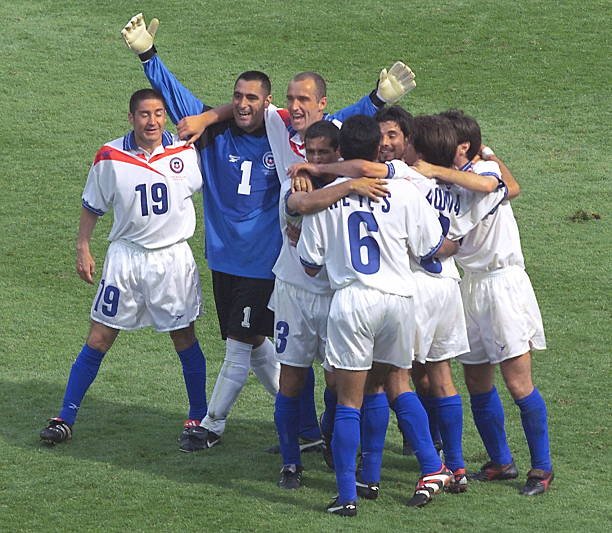 Chile 🇨🇱 1998 World Cup Away Jersey. - World Cup Retro Soccer Shop
