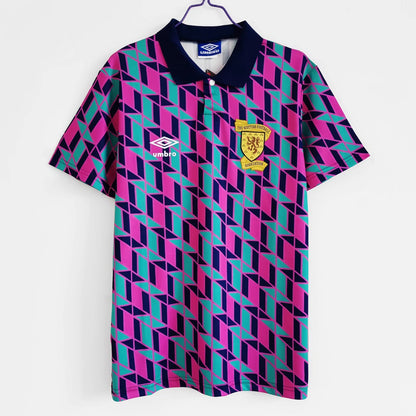 Scotland 🏴󠁧󠁢󠁳󠁣󠁴󠁿 1988/89 Retro Away Jersey. - World Cup Retro Soccer Shop