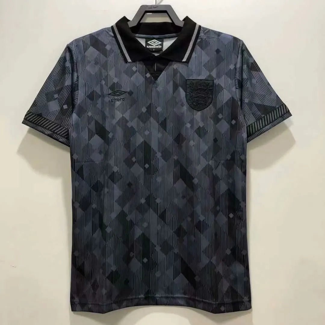 England 🏴󠁧󠁢󠁥󠁮󠁧󠁿 1990 “Italia 90” Rare Blackout Jersey. - World Cup Retro Soccer Shop