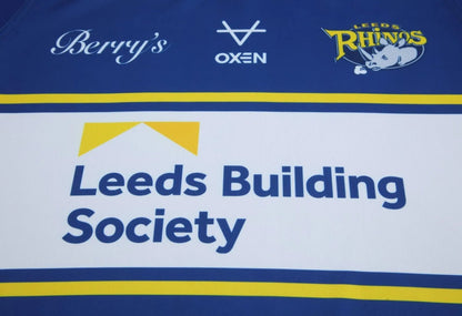 Super League Rugby Leeds Rhinos 2023 Home Kit. - World Cup Retro Soccer Shop