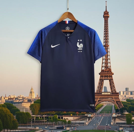 France 🇫🇷 2018 World Cup Champions Home Jersey. - World Cup Retro Soccer Shop