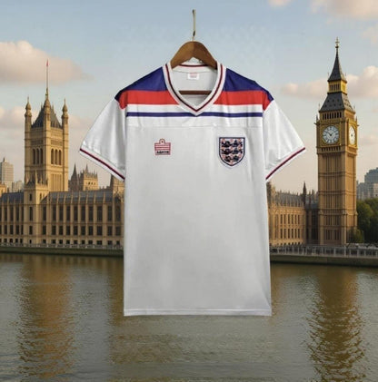 England 🏴󠁧󠁢󠁥󠁮󠁧󠁿 1982 World Cup Home Jersey. - World Cup Retro Soccer Shop