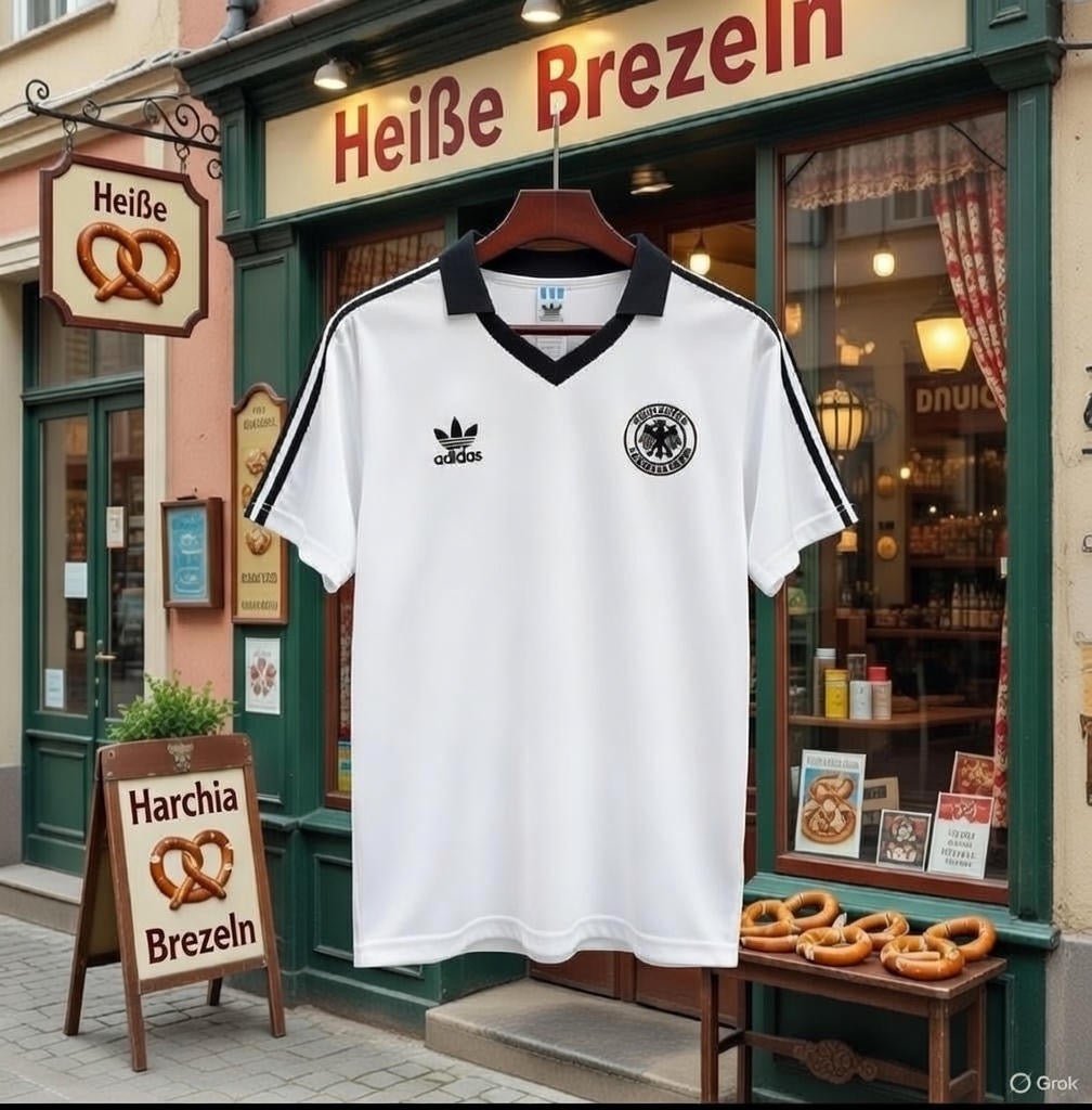 Germany (West) 🇩🇪 Euro 1980 “Champions” Home Jersey. - World Cup Retro Soccer Shop