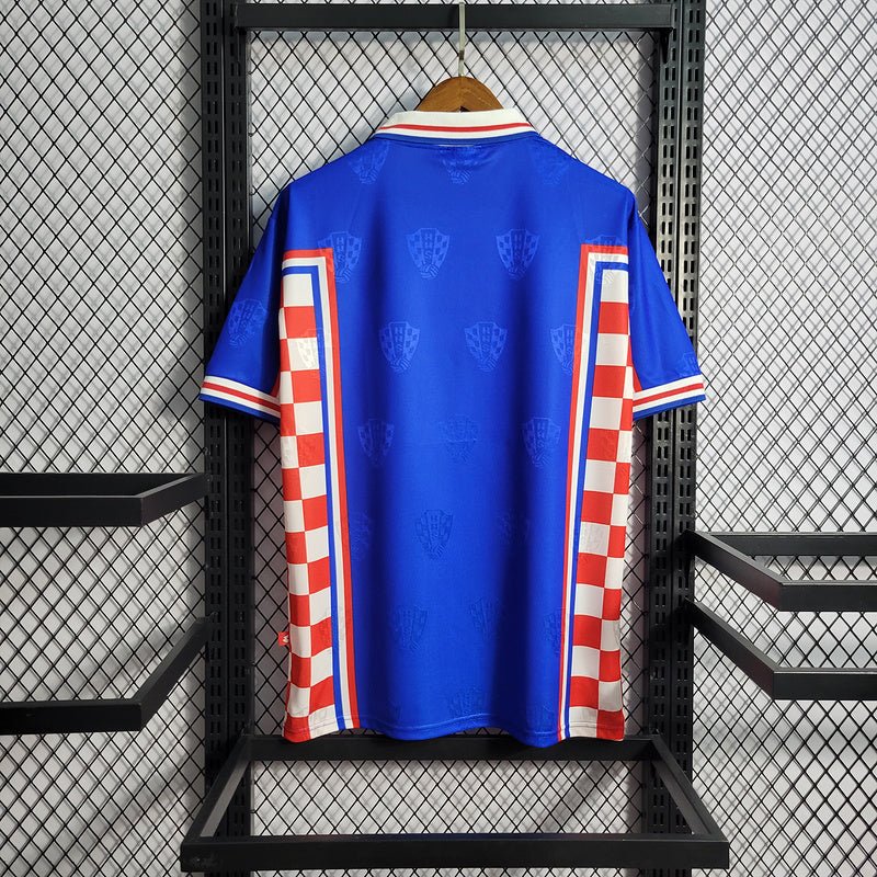 Croatia 🇭🇷 1998 World Cup Away Jersey. - World Cup Retro Soccer Shop