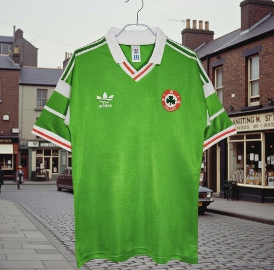 Ireland 🇮🇪 Euro 1988 Home Jersey. - World Cup Retro Soccer Shop