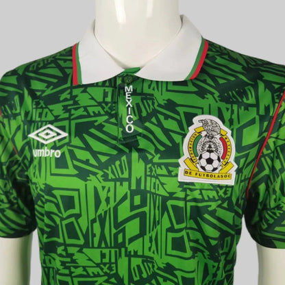 Mexico 🇲🇽 1994 World Cup Home Jersey. - World Cup Retro Soccer Shop