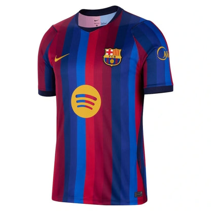 Barcelona FC 26/27 home short sleeve jersey, featuring team colors and logo, designed by World Cup Retro Soccer Shop.