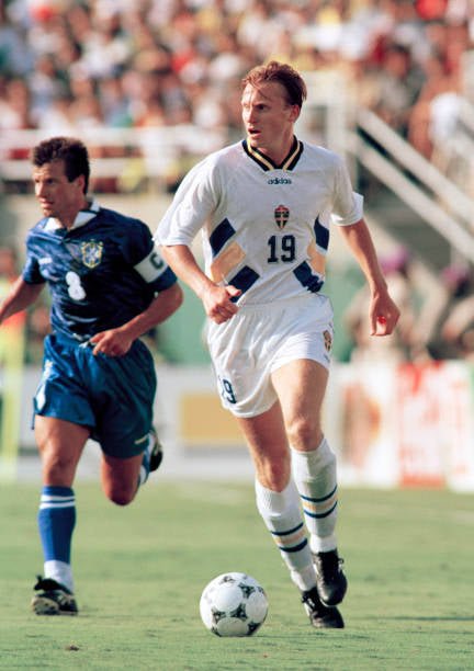 Sweden 🇸🇪 1994 World Cup Away Jersey. - World Cup Retro Soccer Shop