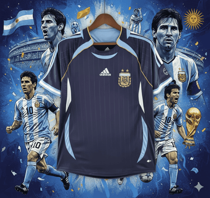 Argentina 🇦🇷 2006 World Cup Away Jersey. - World Cup Retro Soccer Shop