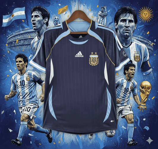 Argentina 🇦🇷 2006 World Cup Away Jersey. - World Cup Retro Soccer Shop