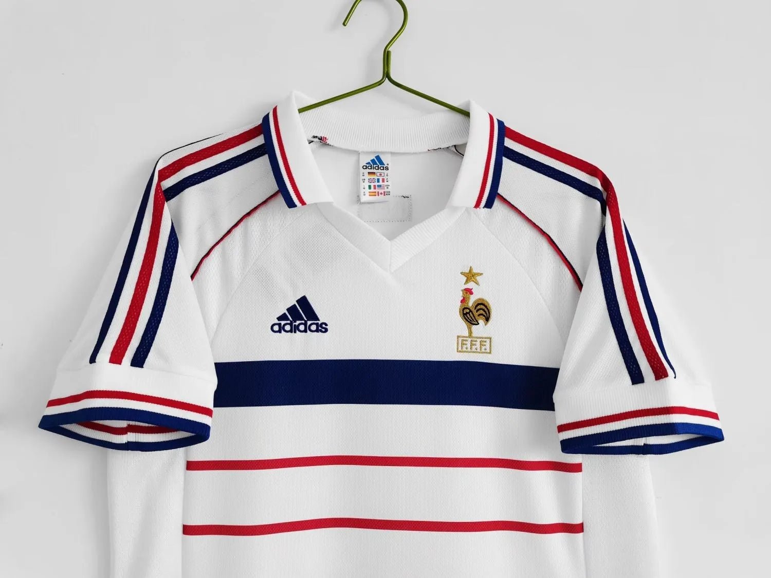 France 🇫🇷 1998 World Cup Champions Away Jersey. - World Cup Retro Soccer Shop