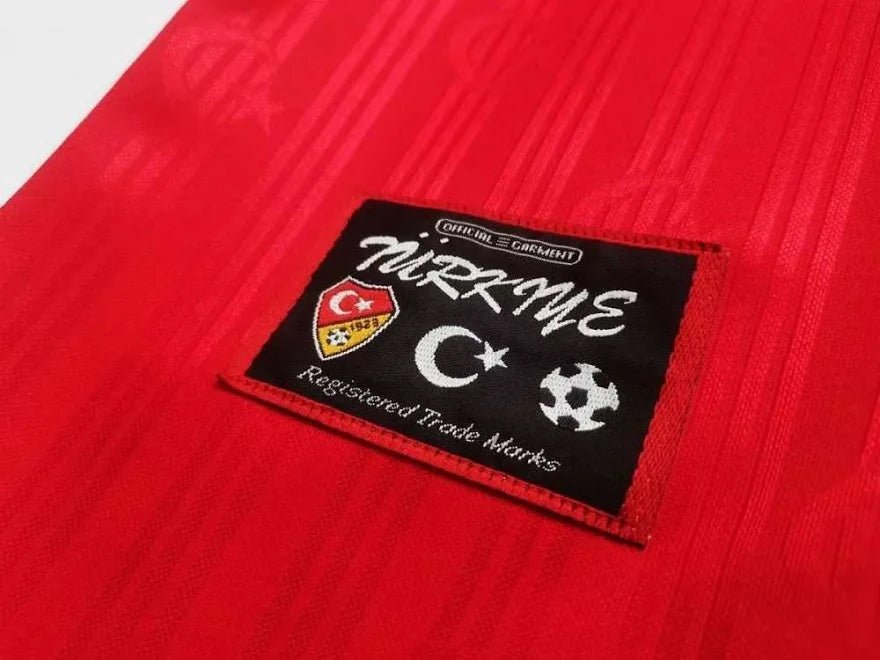Türkiye 🇹🇷 1996 Euro Home Jersey. - World Cup Retro Soccer Shop
