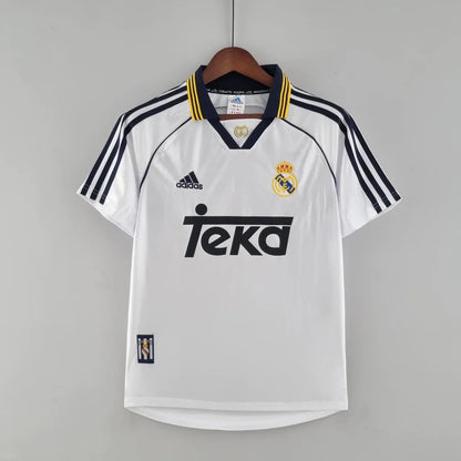 Real Madrid FC 1998/2000 Home Retro Jersey.