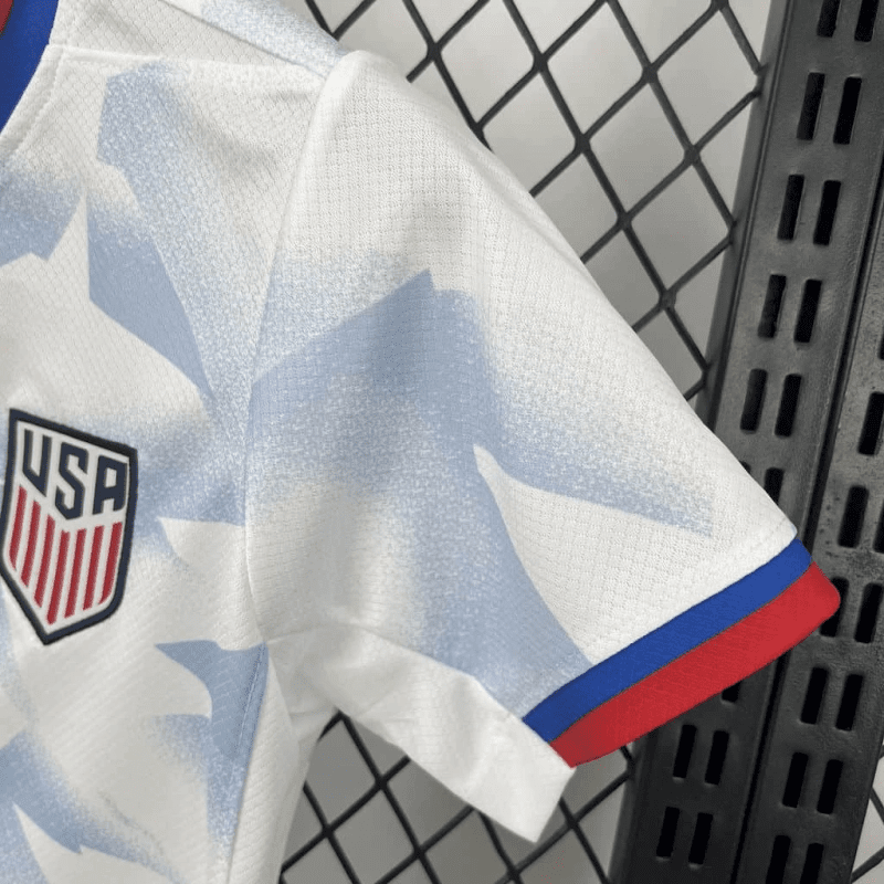 USA 🇺🇸 2025 Kids Kit Set, Home Jersey Shorts & Socks. - World Cup Retro Soccer Shop