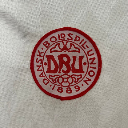Denmark 🇩🇰 Euro 1988 Away Jersey. - World Cup Retro Soccer Shop