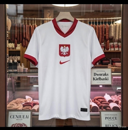 Poland 🇵🇱 2024/25 Home Jersey. - World Cup Retro Soccer Shop