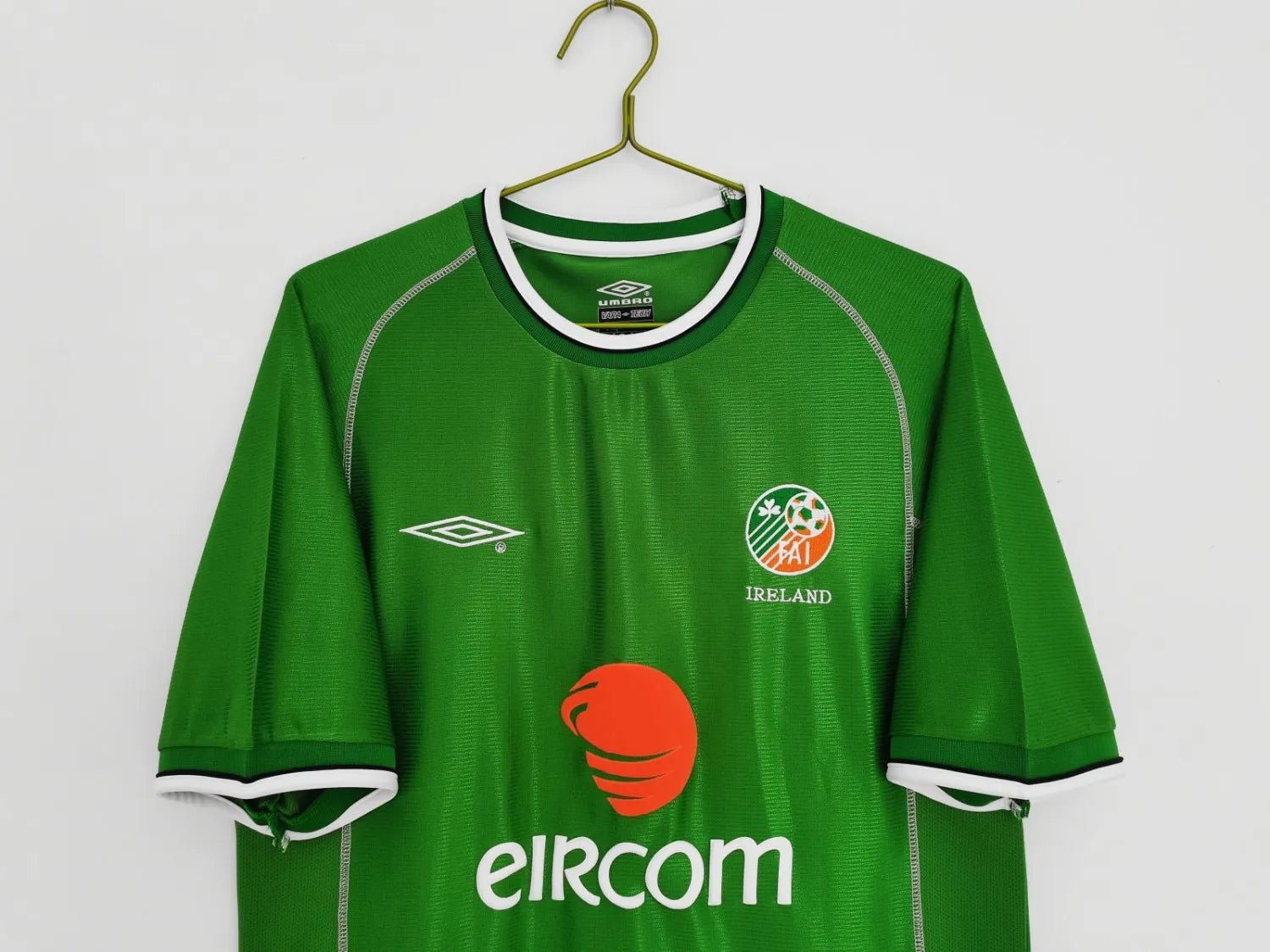 Ireland 🇮🇪 2002 World Cup Home Jersey. - World Cup Retro Soccer Shop