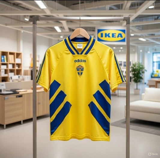 Sweden 🇸🇪 1994 World Cup Home Jersey. - World Cup Retro Soccer Shop