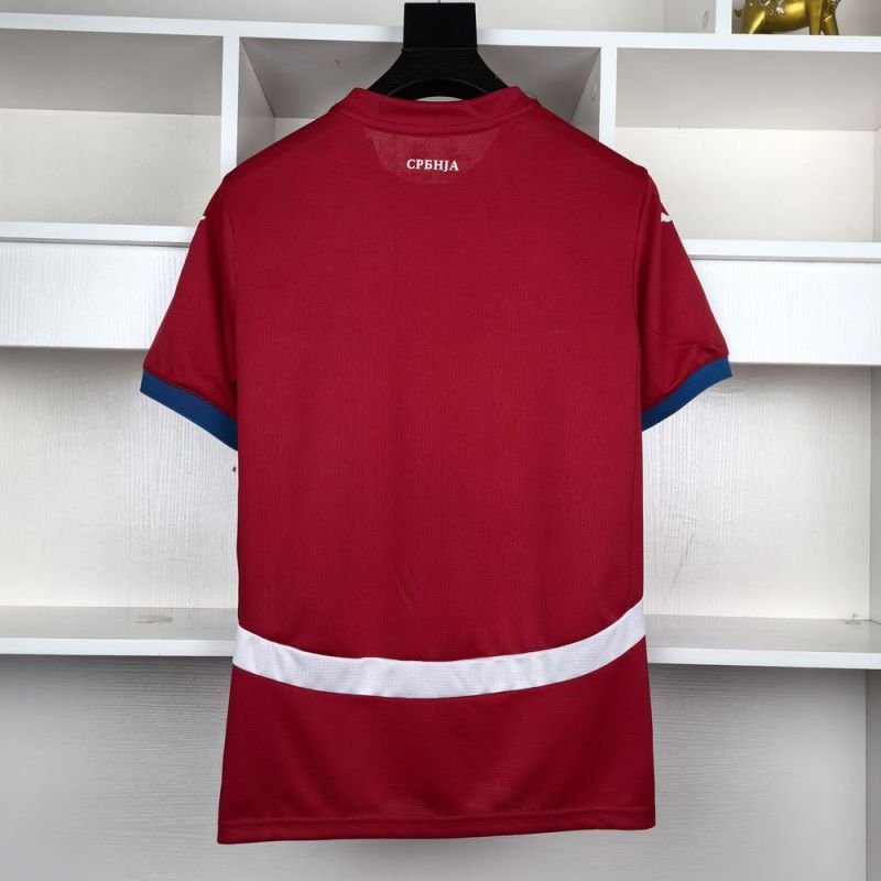 Serbia 🇷🇸 Euro 2024 Home Jersey. - World Cup Retro Soccer Shop