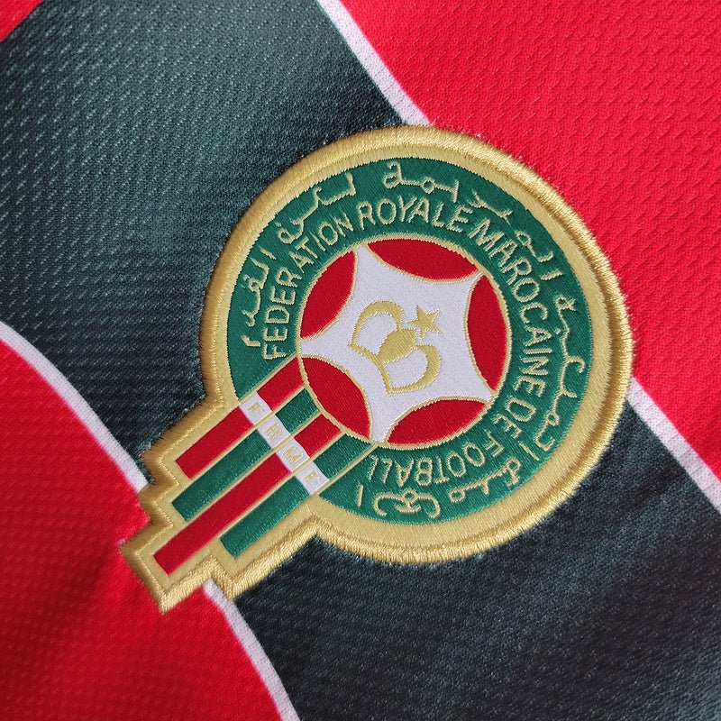 Morocco 🇲🇦 1998 World Cup Third Jersey. - World Cup Retro Soccer Shop