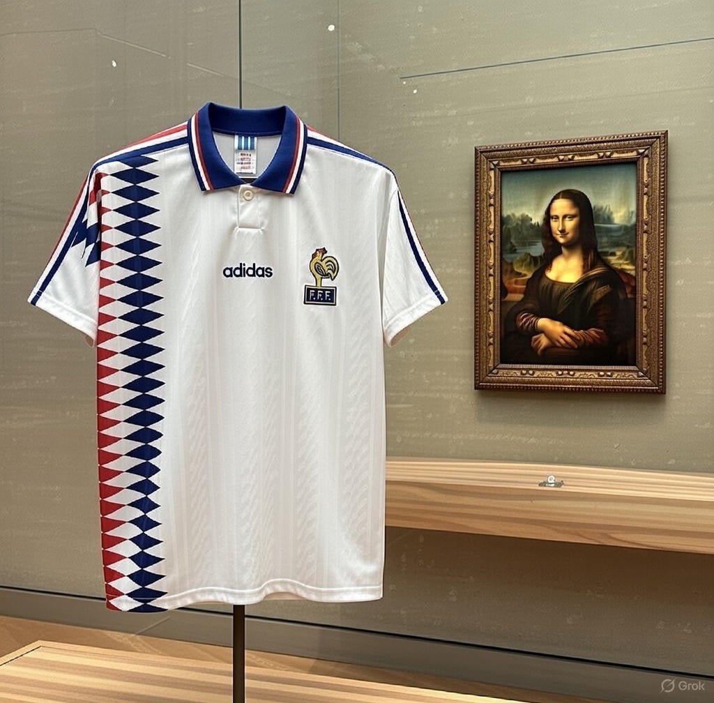 France 🇫🇷 1994/96 Away Jersey. - World Cup Retro Soccer Shop