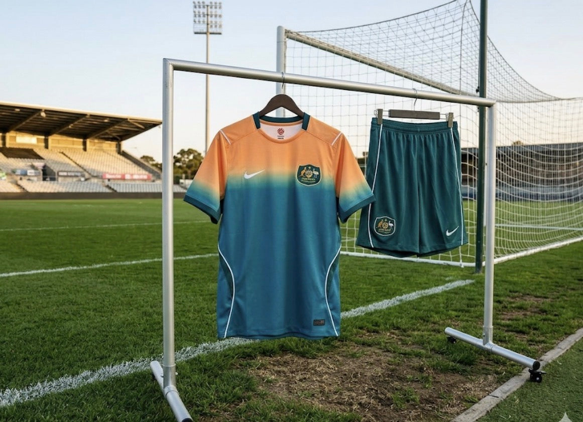 Australia 🇦🇺 2026 World Cup Away Kids Kit Set, Shirt, Shorts & Socks.