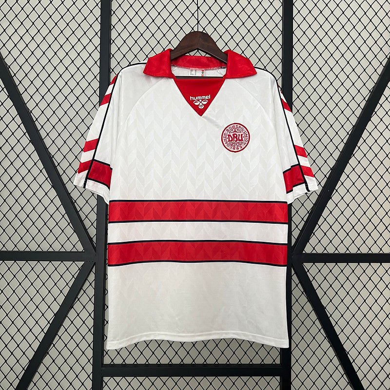 Denmark 🇩🇰 Euro 1988 Away Jersey. - World Cup Retro Soccer Shop