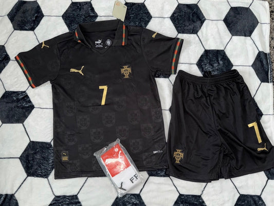Portugal 🇵🇹 Special “Eusebio” Edition  2026 Kids Kit Set, Home Jersey Shorts & Socks.
