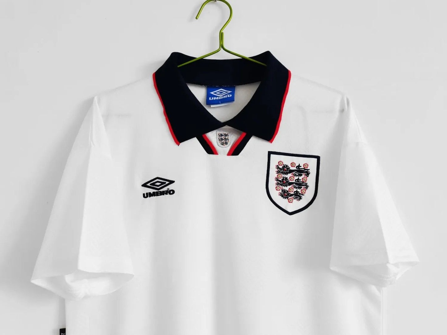England 🏴󠁧󠁢󠁥󠁮󠁧󠁿 1994 Home Jersey. - World Cup Retro Soccer Shop