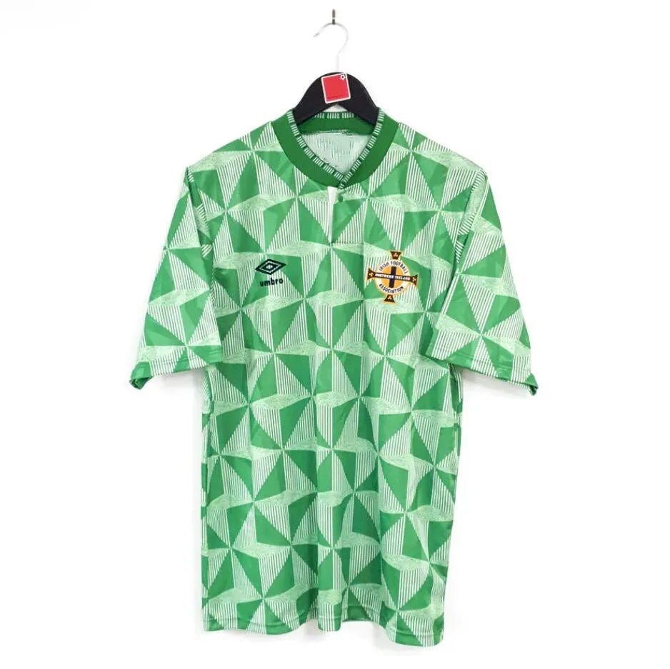 Northern Ireland 1990/92 Home Jersey. - World Cup Retro Soccer Shop