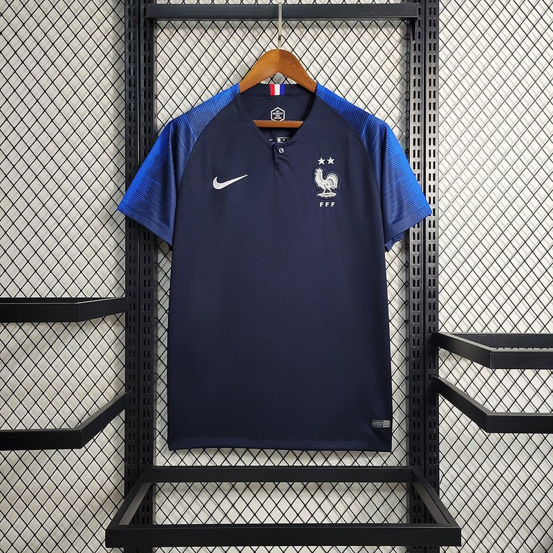 France 🇫🇷 2018 World Cup Champions Home Jersey. - World Cup Retro Soccer Shop