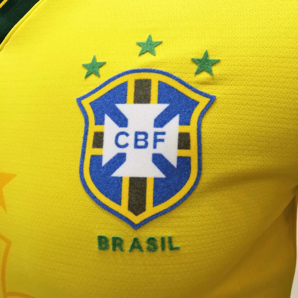 Brazil 🇧🇷 1994 World Cup “Champions” Home Jersey. - World Cup Retro Soccer Shop