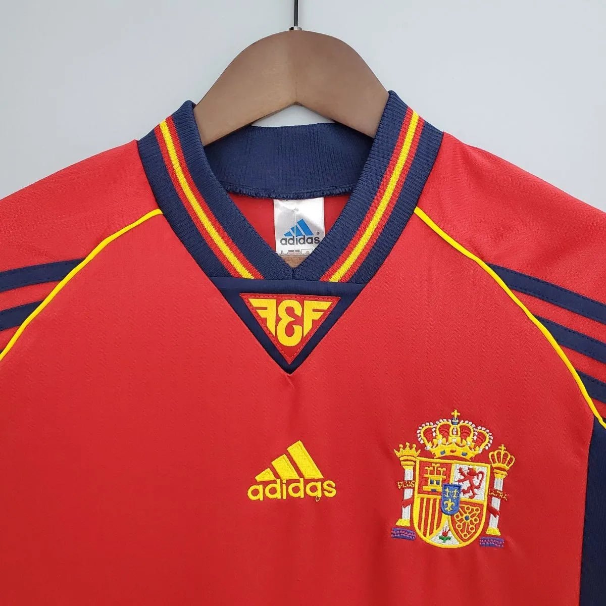 Spain 🇪🇸 1998 World Cup Home Jersey. - World Cup Retro Soccer Shop