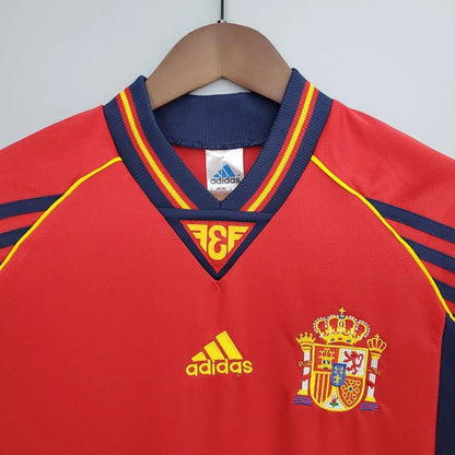Spain 🇪🇸 1998 World Cup Home Jersey. - World Cup Retro Soccer Shop